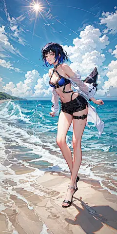 AI绘制的原神夜兰高清壁纸，打造你的个性化手机壁纸 Vol.01-今日头条