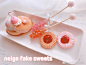 #GIRLISM推荐# 制作树脂粘土仿真甜食饰品的手作品牌「neige fake sweets」看起来很好吃的样子
Ins：neigefakesweets ​​​​
