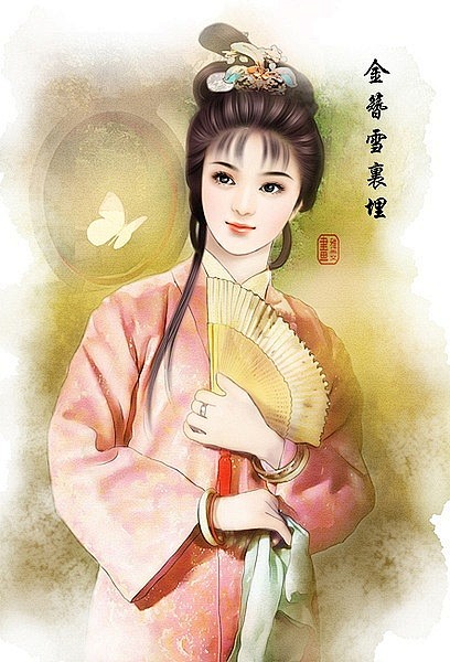 雅雯手绘红楼梦人物