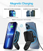 Amazon.com: MURCIA 2 in 1 Magnetic Wireless Charger, Folding Dual Fast Magnetic Wireless Charging Station Stand Compatible with iPhone 13/12/ Pro Max/Mini/Apple Watch Se/7/6/5/4/3/2/1 : Cell Phones & Accessories