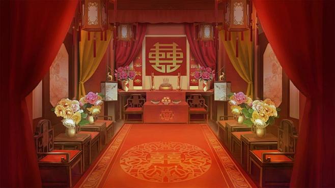 古风婚礼黄昏_540