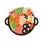 食品美食插画PNG图片