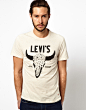 【英国代购】 Levis T-Shirt 修身牛头LOGO短袖T恤 新款