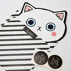 andcabinet 韩国创意喵星人可爱大头猫咪万用贺卡多用途信封卡片-淘宝网