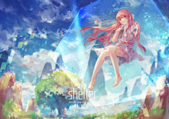 (・ω・)采集到动漫少女2