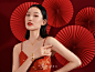 国潮 妆容彩妆 眼妆 唇妆护肤美妆美女微笑笑容模特医美女装酷流行时尚珠宝-2791