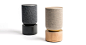 LAYER designs a sculptural speaker for bang & olufsen with oak base and textile cover designboom