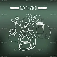 回到学校设置用品图标