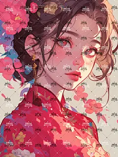 AI版权图古风女2203