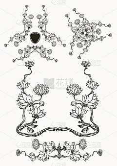 Invinciblegenius采集到欧式花纹