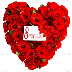 贺卡,玫瑰,红色,心型,数字8,白色,美,形状,无人,蝴蝶结