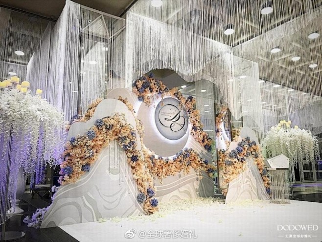 给你不一样的线帘吊顶婚礼#疯狂婚礼季##...