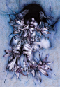 插画 彩铅 Marco Mazzoni