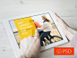 Free iPad Mockup PSD