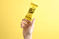 typography   pink SNASK getraw Packaging Candy