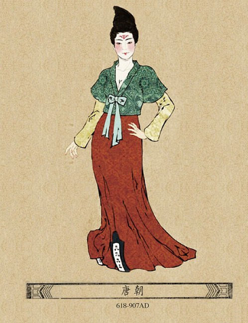中国古代美女服饰都有哪几款？（多图）-文...