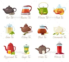 茶矢量-杂项矢量Tea Vectors - Miscellaneous Vectors饮料、黑色,红茶,咖啡,洋甘菊,中国人,杯子,喝酒,喝酒,水果,生姜,姜茶,绿色,绿茶,热,说明,抹茶,早上,乌龙茶,薄荷,普洱茶,普洱茶,餐厅,洛依柏丝,集茶叶,茶壶,喝茶时间,矢量 beverage, black, black-tea, cafe, chamomile, chinese, cup, drink, drinking, fruit, ginger, ginger-tea, green, green-tea