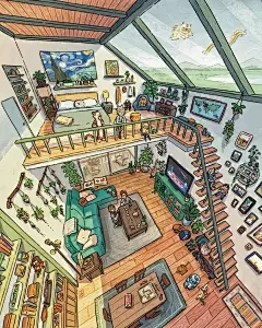 【审美仓库NO.284】空间感满满的温馨之家