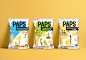 Paps薯片包装设计-古田路9号-品牌创意/版权保护平台