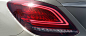 The revised graphic of the rear lights of the 2018 facelift of the Mercedes-Benz C-Class (W 205).