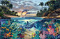 Animal Photograph - Dolphins Playground by Steve Read