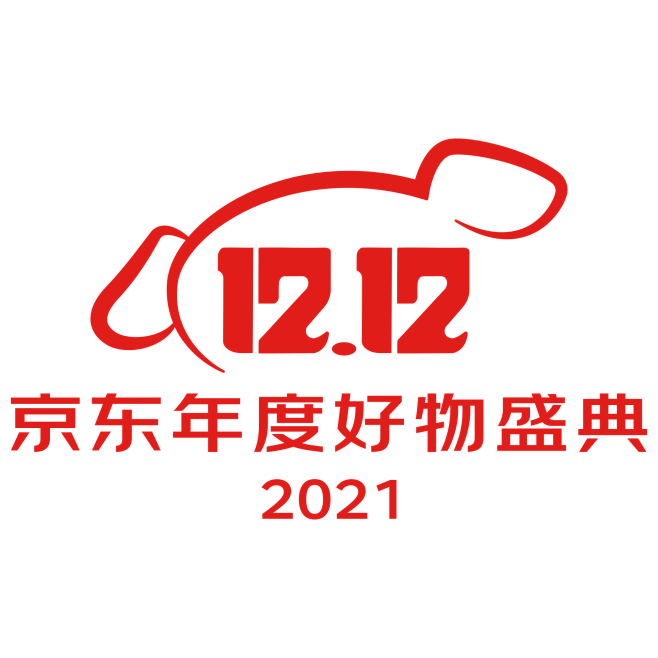 2021京东双十二LOGO 透明免扣
