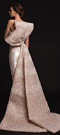 Blush wedding dress | blush wedding | Krikor Jabotian Spring 2015: 