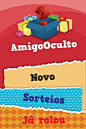 Amigo Oculto生活手机应用界面设计 生活手机界面 #APP# #iOS#