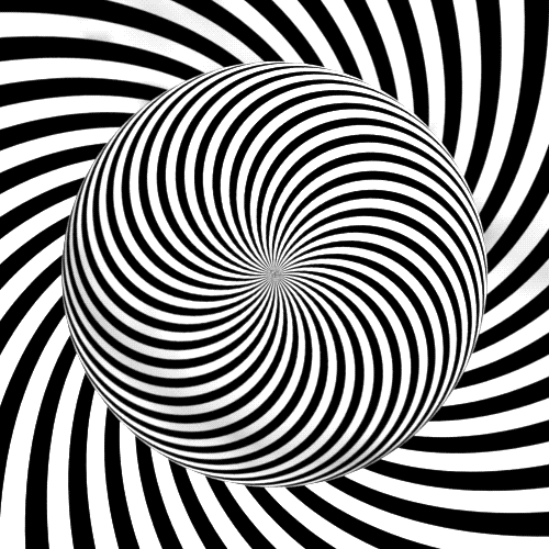 盯着中心点看30秒，再看自己的手心。——...