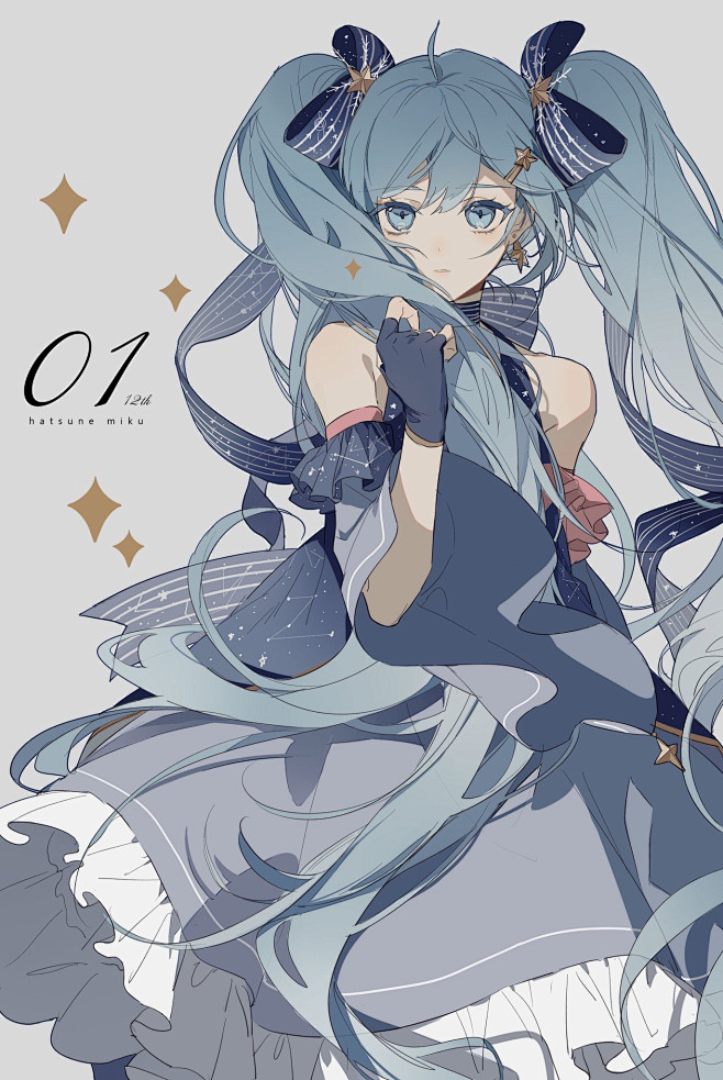 VOCALOID  初音未来  P站:织...