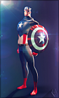 Cap. Steve Rogers : Personal Concept of Cartoon Captain America