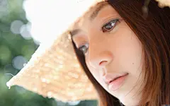 清纯美女户外摄影高清桌面壁纸桌面壁纸3