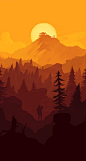 【图片】【精美壁纸】firewatch电脑壁纸及手机壁纸。_firewatch吧_百度贴吧