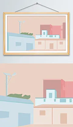 记忆中——扁平风插画