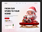 Christmas vibe || Hero exploration by sourav barua on Dribbble