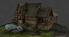 watermill architectural 3D model_2384020807