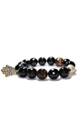 Gold Hamsa Crystal Bracelet