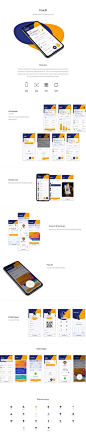 Finansi iOS UI Kit - 25 iOS Financial App UI Screens for Sketch.