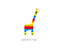 GIRAFFINK长颈鹿标志 - logo设计分享 - LOGO圈