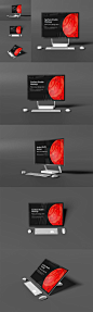 高品质的Surface Studio UI样机展示模型mockups