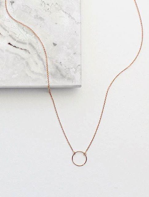 Circle Necklace in 1...