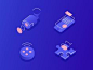 Here's a simple icon set I created for the ParkingLot landing page: surveillance camera, mobile app, light sensor and API.  Don't forget to smash that like button, and check out my instagram accoun...