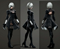 Fan Art - 2B(NieR:Automata), Takumi Oniki : Fan Art - 2B(NieR:Automata) by Takumi Oniki on ArtStation.