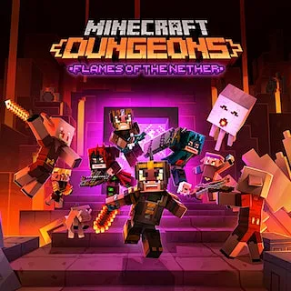 Minecraft Dungeons 地狱火焰宣传主图-花瓣网