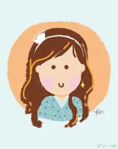 丑萌的漫画女孩微信头像