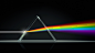 General 3840x2160 prism colorful triangle simple background digital art Pink Floyd spectrum The Dark Side of the Moon