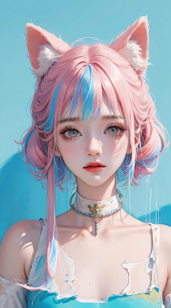 阿梅兔amp;김춘메采集到插画