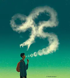 原创设计超话 一组反应社会问题的插画作品欣赏，你都看懂了吗？
by Davide Bonazzi ​​​​