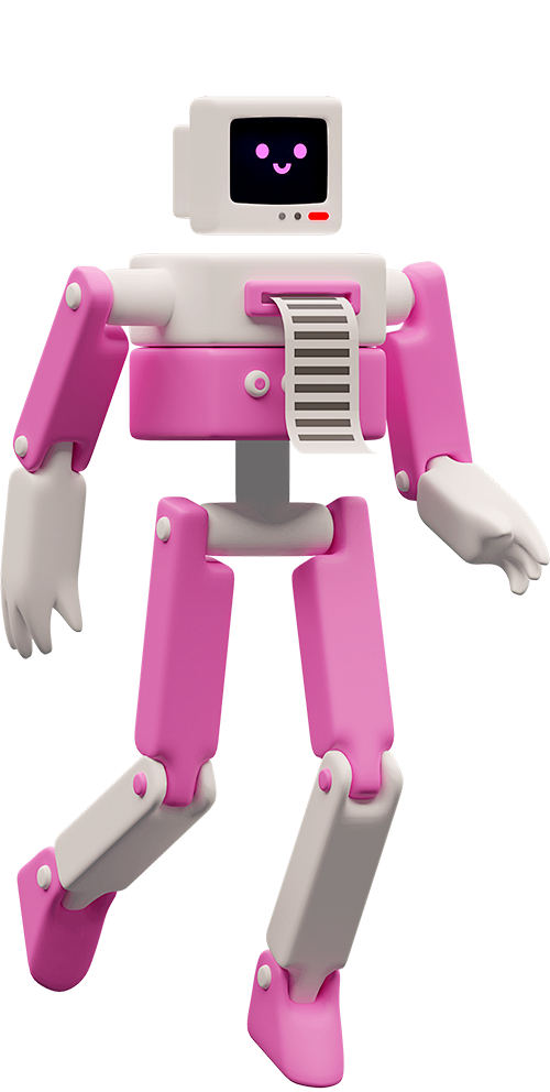 3D卡通机器人插画 PNG免抠图