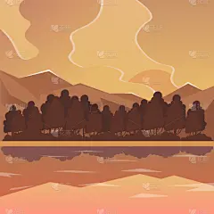 地形,山,海洋,水下,夜晚,幻想,方向,自然,图像,无限